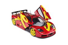 MCLAREN F1 GTR SHORT TAIL RED SOLIDO S1804102 1/18 MC LAREN 1804102 1996 LIVERY