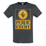 Amplified Unisex Adult Fight The Power Public Enemy Vintage T-Shirt - M