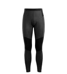 Aclima FlexWool Tights Jet Black - tights i merinoull för herrar - XL