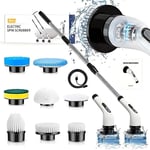 Electric Cordless Spin Scrubber Adjustable Cleaning Brush Powerful Turbo Scrub