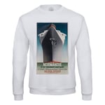 Sweat Shirt Homme Normandie Paquebot Affiche Poster Vintage Voyage Art Deco 30's