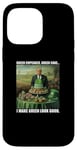 Coque pour iPhone 14 Pro Max Cupcake vert Trump pour la Saint-Patrick, une fierté irlandaise patriotique amusante