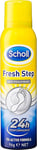 Scholl Fresh Step Antiperspirant Spray, 96G - anti Odour Shoe Spray, up to 24 Hr