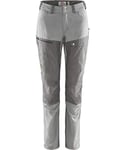 Fjallraven Abisko Midsummer TRS W Short Pantalons Femme, Gris (Shark Grey-Super Grey), 34