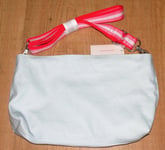 Cath Kidston Small Zipped Cross Body Bag Pale Blue Brighten up your day rainbow