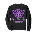 Support The Supporter Accelerate Action Women Volunteer Crew Sweatshirt