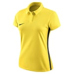 Nike Academy 18 Polo SS Polo d'entrainement Femme Tour Yellow/Anthracite/Black FR: XS (Taille Fabricant: XS)