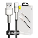 Baseus Cafule USB-kabel for USB-C 66W 0.25m Sort