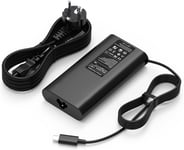 Chargeur USB C 90W pour Dell Latitude 11 12 13 5175 5280 5289 5480 7275 7370 7280 7200 7300 7390 7380 7400 7480 2in1 Xps 12 13 9370 9365 LA90PM170 DA65NM170 Adaptateur Ordinateur Portable PC Charger