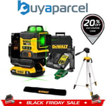 DeWalt DCLE34031D1 18V XR Compact Green Laser 3 x 360 Degree + 2.0Ah + Tripod