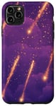 iPhone 11 Pro Max Celestial Falling Stars in Starry Night Sky Aesthetics Case