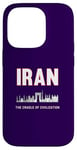 Coque pour iPhone 14 Pro Berceau de la civilisation iranienne de la fierté iranienne