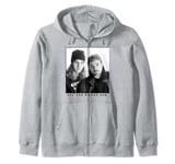 Jay & Silent Bob Boxed Up Simple Black & White Portrait Zip Hoodie