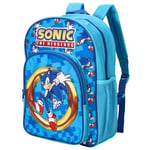 Sonic the Hedgehog Kids Childrens Premium Backpack School Rucksack Travel Bag