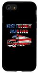 Coque pour iPhone SE (2020) / 7 / 8 Meilleur papa camionneur de tous les temps - Truck Driver Dad Funny USA