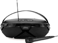 Media-Tech MT3171 Partybox Scout BT bärbar högtalare med mikrofon, svart