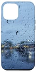 Coque pour iPhone 12 Pro Max Bleu azule | Pluie - PanfurWare LLC