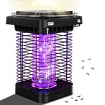 Destructeur d'insectes et Prise de moustiques, Lampe Solaire UV, piège à Insectes USB, étanche IP65, pour l'intérieur et l'extérieur