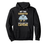 Exhaustion And Burnout Financial Analyst Inspired Design Pullover Hoodie