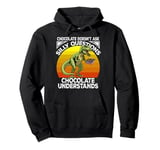 Funny Valentines Day T-Rex Dinosaur Box Of Chocolate Pullover Hoodie