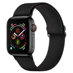 Apple Watch 45mm Series 7 Armband i resår, svart