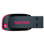 SanDisk Cruzer Blade - Svart - 64GB - USB-minne