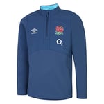 Umbro Unisex England 1/2 Zip Fleece (O2) Jnr Sweat Top, Ensign Blue Bachelor Button, YL UK