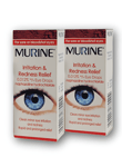 (2 PACKS) Murine Irritation & Redness Relief Eye Drops - 10ml