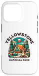 Coque pour iPhone 16 Pro Randonnée familiale en plein air dans le parc national de Yellowstone Forest