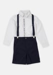 Angel & Rocket Boys Wilfred Shirt & Shorts Branded Set - Navy - Size 9Y