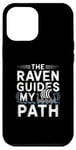 Coque pour iPhone 13 Pro Max Illustration viking nordique The Raven Guides My Path