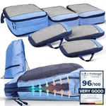 Compression Packing Cubes for Suitcases - Travel and Cruise Essentials, Organiser Bags, Packing Cubes for Travel - Packing Cubes Compression Set - Packing Cubes for Suitcases Compression Cubes