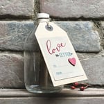 Large Love Letter Message In Glass Bottle Valentines Day Wedding Christmas Gift