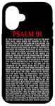 iPhone 16 Psalms 91 Full KJV Bible Verse Protection & Safety Blessing Case