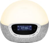 Bodyclock Shine 300 - Wake-Up Light Alarm Clock with Radio, 15 Sounds and Sleep