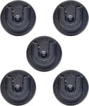 Support de micro radio CB à clipser avec dos adhésif 3M pour Midland, Kenwood, Motorola, CB Ham, radio mobile amateur PMR pour voiture, Jeep, véhicule, maison, bureau (Noir, 5 pcs)