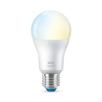 WiZ ampoule LED Connectée Wi-Fi E27, Nuances de Blanc, équivalent 60W, 806 lumen, fonctionne avec Alexa, Google Assistant et Apple HomeKit