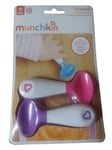 Munchkin Scooper Spoons Pink & Purple New 2pk Baby & Toddler Feeding Accessories