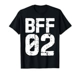 Vintage BFF 02 Best Friends Matching Bestie Friendship Day T-Shirt