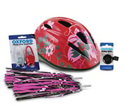 Oxford Mini Girls Cycling Helmet Bundle - Red