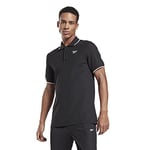 Reebok Mens Training Essentials Polo Shirt, Black, L EU