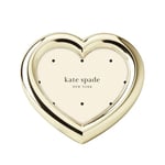 Kate Spade Ks Gold Heart Frame, 1.00, Metallic