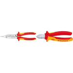 Knipex Pliers for Electrical Installation chrome-plated & Diagonal Cutter chrome-plated