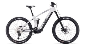 Vtt electrique tout suspendu cube stereo hybrid 160 hpc slx 750 27 5 shimano deore xt 12v 750 wh 27 5   gris 2023