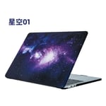 Convient pour MacBook Air étui de protection givré étui peint Apple ordinateur portable étui de protection-Starry Sky 01- 11.6 Air (A1370/A1465)