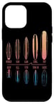 Coque pour iPhone 12 mini Portefeuille de Surfeurs Surfboards Vagues Surfing Boy Girl