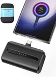 Chargeur Portable Usb C, 6600mah Mini Power Bank Charge Rapide, Chargeur De Téléphone Portable Batterie De Secours Pour Samsung Galaxy S23 S22 S10, Note 20, Google Pixel, Lg, Oneplus, Moto[L3646]