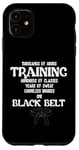 Coque pour iPhone 11 Ceinture noire Taekwondo – Entraînement d'arts martiaux mixtes Taekwondo