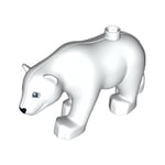 DUPLO LEGO Animal from 10975 White Adult Polar Bear Minifigure