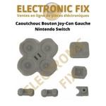 Caoutchouc boutons Joy-con Nintendo Switch - EBAZAR - Côté Gauche - Gris